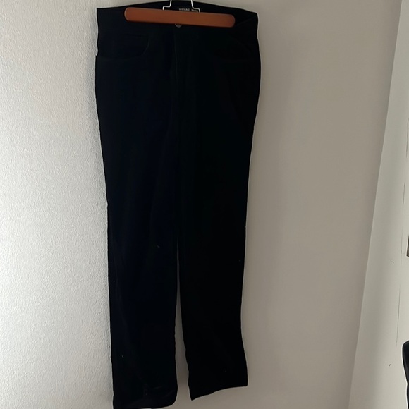 Michael Kors Sz 28 Black corduroy five pocket slim pants - Picture 2 of 8